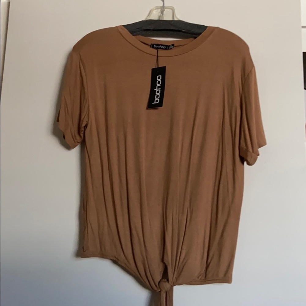 Tan crop top